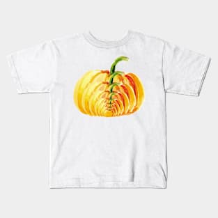 Infinitive Pumpkins Thanksgiving Abstract Modern Art Kids T-Shirt